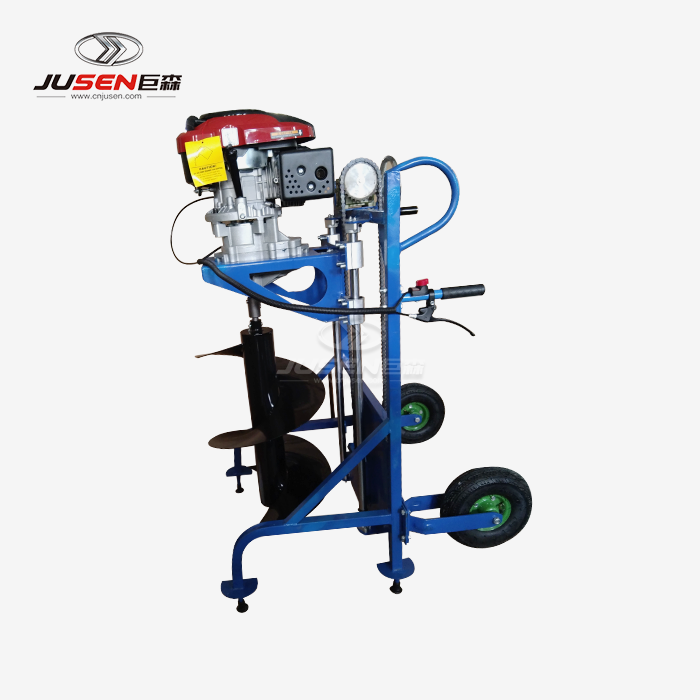 4-Stroke Power Gasoline Engine Earthaugers Machine